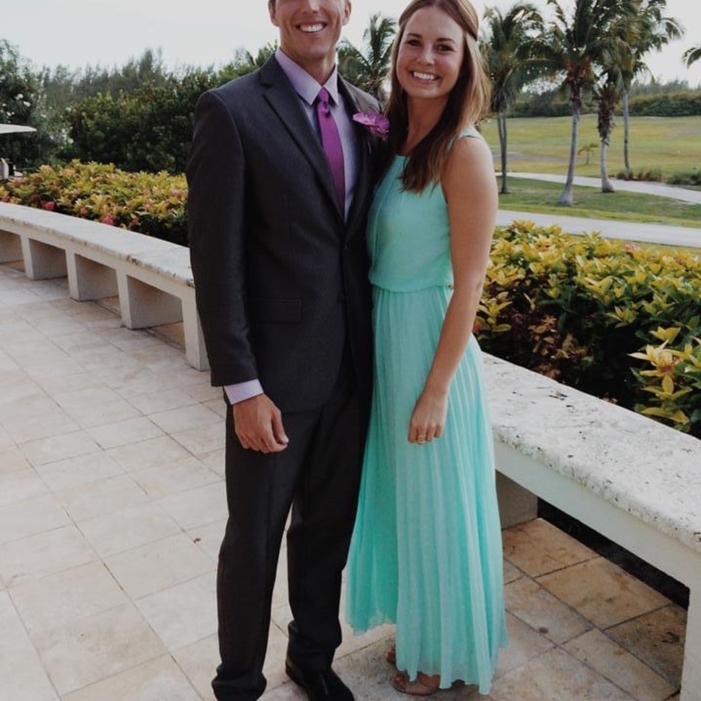 Turquoise formal dress